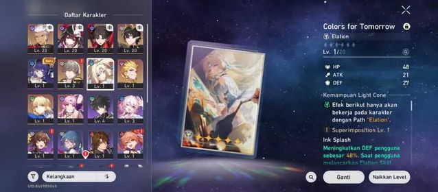 [ASIA] Starter Level 7 | Pearl + Signature LC | Saber + Rin + Archer + Gilgamesh | Sparkle + Dan Heng PT | Golden Companion Spirit x3 | Male MC | All Unset