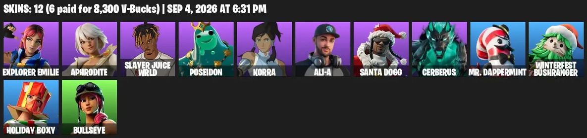 【GET GRIDDY】𝗔𝗕𝗔𝗡𝗗𝗢𝗡𝗘𝗗! [SK:12|C4S2|PC] CERBERUS SLAYER JUICE WRLD THE UMBRELLA SWEAT EMOTE CHAPTER 1 FA