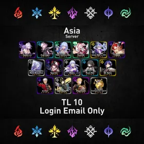 [ Asia ] TL 10 | UID 83 | Castorice + Lightcone Make Farewells More Beautiful + Evernight + Robin Summeretto + Hyacine + Silver Wolf Lv.999 + Tribbie + Sparkle + Robin + Ruan Mei + Dr Ratio + Archer + Dan Heng PT + Gilgamesh + Golden Companion Spirit X2 | Castorice Signature | Female Starter | Login Email Only | Coordinated Delivery