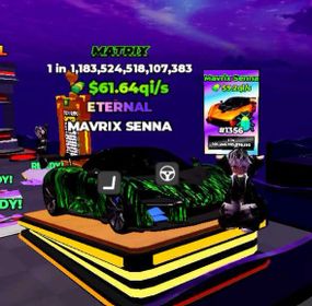 Dream Car Collection -- ETERNAL MATRIX Mavrix Senna 9.2qi/s in Rebirth 16 Eternal Car -- Fast Delivery 🌙 Ysn