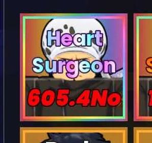 Lvl 100 Unreal Heart Surgeon (MUST UNLOCKED TRADING) - My Anime Mine