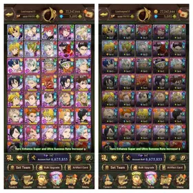 GLOBAL 3.050💎 | 6.6M CC | New Gawain | All Collab Gachiakuta | Collab Re:Zero | 8 LR + 11 BASIC UR