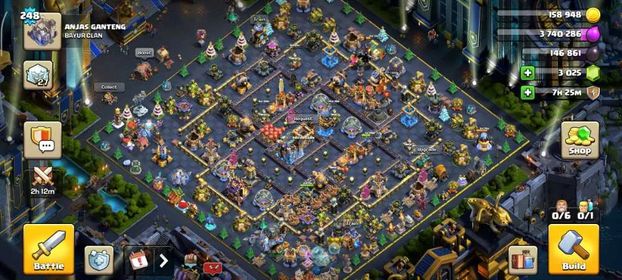 TH18 MAX Clash of Clans Account | Max Troops | Heroes 100+ | 15x Epic Equipment | 6 Builders | XP 248 | NC Available | Android/iOS | Instant Delivery - NRStore