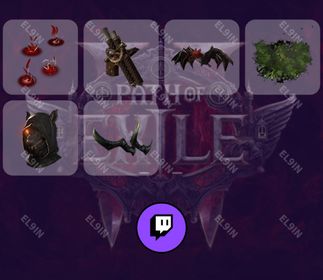 🧙‍♂️ Twitch Drops 🌌 PoE1 ExileCon 4/4 💎 Path of Exile [Total 6 Items]