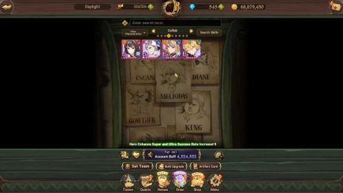 Asia|4,5M CC|545 Gems|1 LR+9 UR+Collab TOG,Solev|Elizabeth,Merlin&Esca,Tristan2/6,Thor2/6,Lancelot2/6,ODK,etc|Code Only(SDS3359)