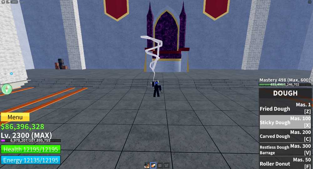 BLOX FRUIT DOUGH GOD ACCOUNT