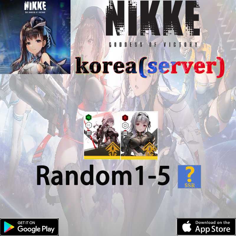 【Korea】Modernia+Scarlet Black Shadow+ random 1 5SSR】/NIKKE/Full Access