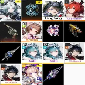 Asia|lv11|Arcane+Arcane weapons+Tangtang+Laevatain+Tangtang Weapons+Ardelia+weapons+weapons+weapons+XaiHi+XaiHi+Wulfgard+Wulfgard+Liino+Liino Weapons+Random 4 stars|The novice pool has not been moved|Fast delivery