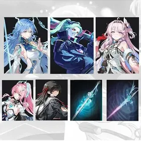 Asia lv 8| Qingxiao + Rebecca + Denia + Aemeath + Chisa + Qingxiao Weapon + Aemeath Weapon | Random 4 stars |The novice pool is not used
