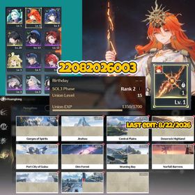 [Asia] Augusta + Signature Weapon + Iuno Rebecca Verina | Level 15 | Manual Reroll | Microsoft Email | 22082026003