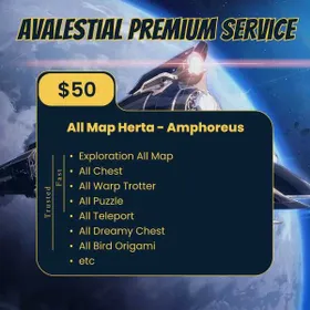 Honkai: Star Rail │ Complete Premium Exploration Bundle │ Herta Space Station → Amphoreus │ 100% Regional Completion