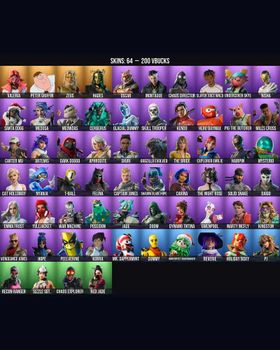 64 Skins Hades ⭐️ Korra ⭐️ Cerberus ⭐️ Cat Holloway ⭐️ Reaper ⭐️ Slayer Juice WRLD ⭐️ Harley Hitter ⭐️ Godzilla Evolved ⭐️ Dummy ⭐️ PJ ⭐️ Cold Snap ⭐️ Red Jade ⭐️ Valeria ⭐️ Peter Griffin ⭐️ Zeus ⭐️ Oscar ⭐️ Montague ⭐️ Chaos Director ⭐️ m9689508758