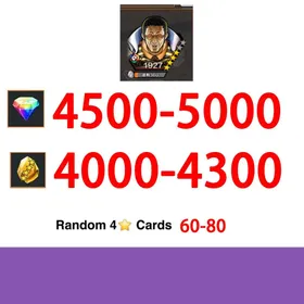 Global|Android/Only|4500-5000RD|4000-4300GF|Borsalino+random four stars|100% Safe Account|