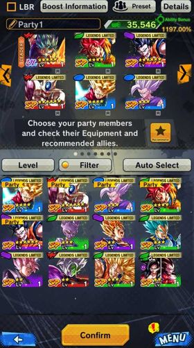 DR752-IOS+Android-UL Vegito Blue+12 Legends Limited+New Ultimate Gohan+New SS God Goku+Beast Gohan+SS3 Goku-Have Equipment-DR752