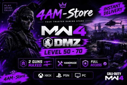 🌌 MW4 🌸DMZ LEVEL 50 - 70 🎀 2 GUNS MAXED 🔫 HANDMADE 🌌 FULL ACCESS ✅ XBOX / PSN / PC