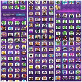 [RARE CR XP 90]12 HEROS CARD COLLECTION] 41 EVOLUTION] 108 CARD MAX LEVEL 16] 121 CARD MAX LEVEL 15] 121 CARD MAX LEVEL 14] 70% DISCOUNT SHOP ] 213 EMOTE RARE EXCLUSIVE ALSO ] INSTANT NC ] 14000 TROPHY] KT LEVEL 16 ] BEST DEAL EVER