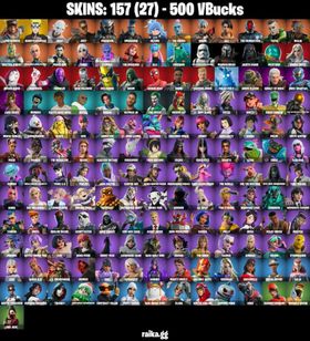 [PC/PSN/XBOX] 157 Skins | Lara Croft | Midas Rex | Lina Scorch | Naruto Uzumaki | Mandalorian | Spider-Man | Spider-Gwen | Emma Frost | War Machine | Predator | Alli | Neymar Jr | Rubius | Juice WRLD | Doom Slayer #395