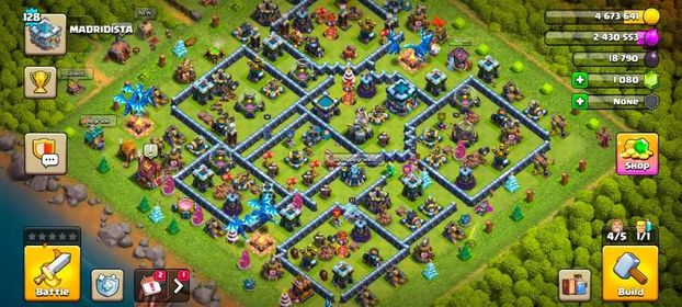 [G5] TH13 Max | Level 128 | HERO 57/75/32/34/19 | Good Hero Equipment | INSTAN DELIVERY