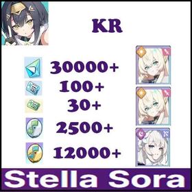 Korean|Otoha+Seina+Seina|Stellanite Dust:30000+|Cerulean Ticket:100+|Sprout Ticket:30|Silver Disc:2500+|Gold Disc:12000+|Rainbow Disc Pack:1|Rainbow Disc Pack:1|begineer banner not used|Fast delivery DCL36
