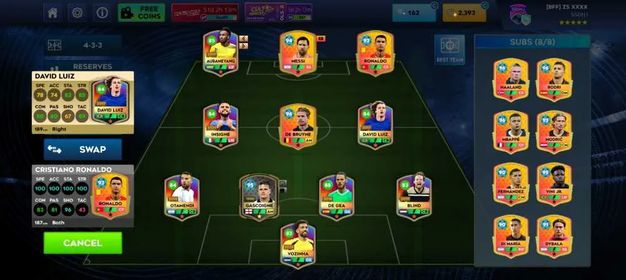 MESSI +RONALDO|| CULT HEROS PLAYERS || DAVID LUIZ ANOTHER RAER PLAYERS|| RESERVES PLAYERS 17