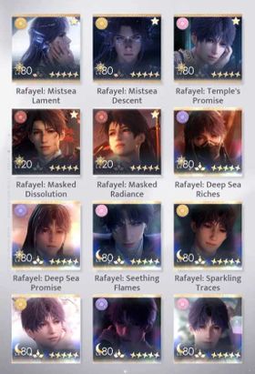 LD24 – Asia Server Rafayel Account | Lemurian Sea God R1, Martial God Myth Pair, 46K Diamonds