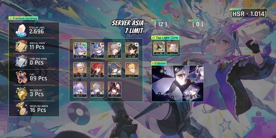 [ASIA] Silver Wolf Lv.999 E4 + SW + DanHeng PT + Archer + Yunli + Gilgamesh + Sparkle | Login Hoyoverse | No Cheat | Fast Delivery | HSR - 1014