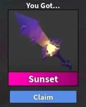 Sunset (Cheapest🔥) - Murder Mystery 2 - Roblox