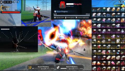 Slayers 2 | LV 156 Slayer| Rengoku| | Roblox Unverified Account | Instant Delivery