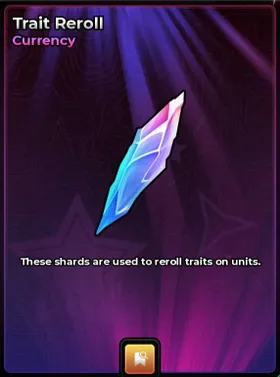 (No Requirement) (Piloting) Service Get x100 Trait Rerolls | Anime Origin