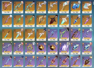 ASIA/ AR60| C3 R1 raiden shogun, Flins, Yumemizuki, xianyun,c1 furina,chasca, c2 nahida, c1 yelan, c1 yoimiya, c1 hu tao, arlecchino,Mavuika, neuvillette, lyney, cyno, c2 tighnari, ayato, shenhe, yae miko, kokomi, kazuha, c2 keqing, c4 mona, albedo ganyu, c3 qiqi,dehya, tartaglia, zhongli, xiao, venti, c5 jean, ayaka, clorinde, c1 diluc, navia, mualani, aloy | many five stars weapon| WELLBUILD CHARACTER | ALL REWARD EVENT FROM GENSHIN 1.0 VERSION | INSTANT DELIVERY