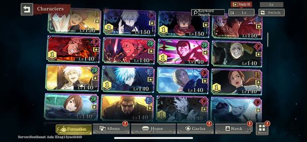 (Global Asia) Good Account 16 Limited + 24K Cube + Momo Red + Yaga Blue + Uraume + Kusakabe + Choso + Naobito + Toji | Fast Delivery