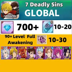 GLOBAL|700+ Diamonds|random UR 10-15| 10-20 SSR Ticket | 5-20 Other Ticket+Characters in the picture [Android/iOS]Fast delivery 7 Deadly Sins