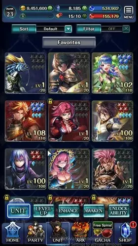 GLOBAL|Colab (Tilith,Vargas,Oracle,Kallen,Hinata,DL Rimuru,Etc)+(SM Sera,Telestio,AoG Labyreth,etc)|7 UR 2 LR 55 SSR Ark|LC1518