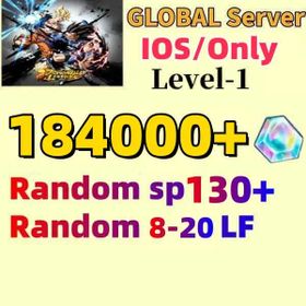 Global ✅[[IOS/ only] 184000+ Chrono Crystal】+RandomSP130+Random 8-20LF|Bandai ID | Level 1 initial account | DragonBall Legends