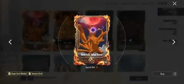 Nine - Tails Tailed Beast Ball Card💥Instantly Delivery💥By UID💥100% Safe & Legit💥