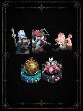 [ASIA] LV 5 | Nangong Yu + Neon Fantasies · Lucia + Dreamlit Hearth | 20 Encrypted Tape | Starter | Signature W-Engine / Weapon / W1