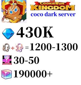 coco dark server|430K+ Crystals | 1200～1500 Cookie Cutters | random 30-50 Epic Cookies+190000 Rainbow Cube|Beast's Heritage Selection Chest is not used|Ancient Cookie Selection Chest|Beast's Heritage Selection Chest is not used|Ancient Cookie Selection Chest|Legendary Cookie Selection Chest | Plot progress 1-3] iOS/Android Cookie Run: Kingdom