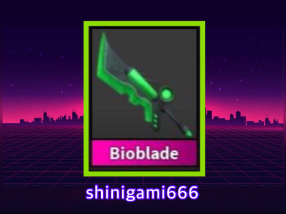 Murder Mystery 2 (MM2) Bioblade Bio blade mm2 weapon Roblox Game