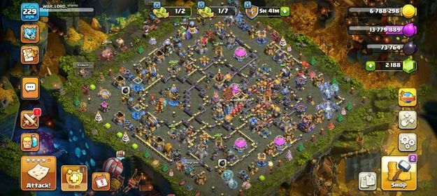 TH 18 MAX HERO-MAX DEFENCE-229 XP-2034 WS-GURDIANS MAX-18X EPIC EQUIPMENT-60% DISCOUNT SHOP-NC 500-2207 GEMS-GOOD SKINS SCENARY-BH 10-MAIL CHANGE
