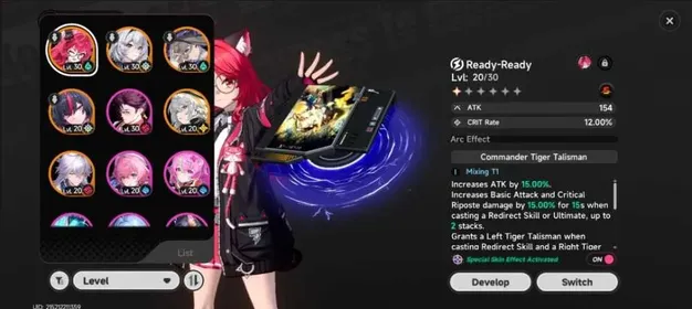 NTE567 – EU Starter Account | Nanally + Signature, Shinku, Bike Skin, Selector Ready, 5 SSR