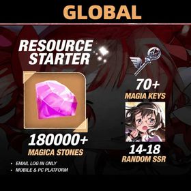 Global Server|180000+★5 Homura Akemi-Time Stop Strike+Magia Key×70+5★kloku Guaranteed Magla Key x2+14-18 Random Five-Star Characters+Account story is complete/Android/iOS Interoperability| Magia Exendra
