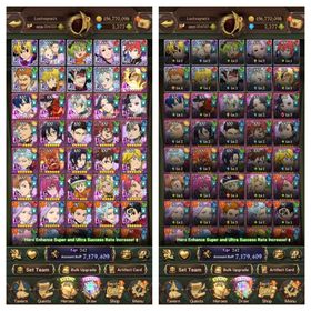 GLOBAL 2.270💎 | 7.1M CC | New Odin | All Collab Gachiakuta | Collab Fire Force | Collab Re:Zero | 9 LR + 17 BASIC UR