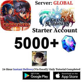 Global | 5000+ Crystal |  Last Miracle Islid+ | Starter Account [Grand Summoners]