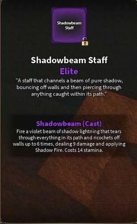 ✅The Veil - Shadowbeam Staff Elite 🔥