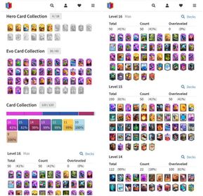 KT16 💥 Level 2133 💥 50 Max Cards 💥 100 Lvl 15 Cards 💥 112 Lvl 14 Cards 💥 35 Evolution 💥 6 Heroes 💥 5 Rulers 💥 Ultimate Champion 💥 Instant Delivery