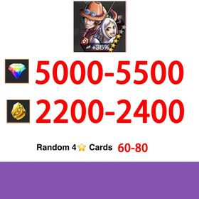 Global|IOS/Only|5000-5500RD|2200-2400GF|4★Ace&Yamato|100% Safe Account
