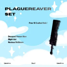 PLAGUEREAVER ROD SET | FREE 10 EXALTED RELIC | FISCH | PLAGUE REAVER SET