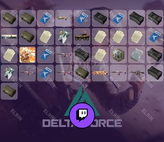 ⚡️ Twitch Drops 🧨 Group Stage Day1-2 💎 Delta Force [Total 37 Items]