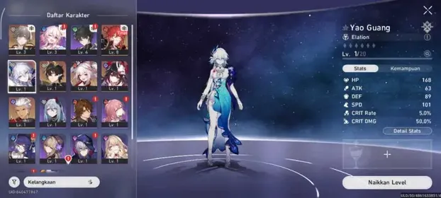 Asia | TL 4 | Sparxie + Yaoguang + Sparkle + Archer + Gilgamesh + Danheng PT | 2 Golden Companion Spirit |