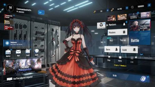 Date A Live V Kurumi Tokisaki SS + Sig Weapon + Her Team Europe Server LVL 56